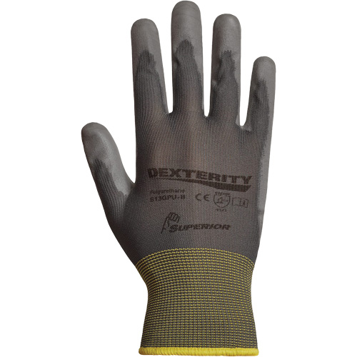 Superior Touch&reg; Gloves, 6/X-Small, Polyurethane Coating, 13 Gauge, Polyester/Nylon Shell Waymarc Industries Inc