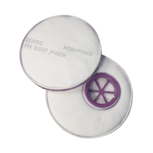 Filtre pour respirateur Diskit, Filtre contre les particules avec suppresion de vapeurs nuisibles, Vapeur organique/Filtre P100 Waymarc Industries Inc