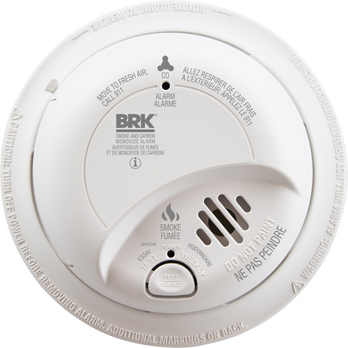 Ionization Smoke & Carbon Monoxide Combination Alarm, Battery Operated/Hardwired Waymarc Industries Inc