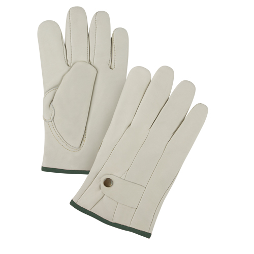 Gants de cordeur de premi&egrave;re qualit&eacute;, Moyen, Paume Cuir fleur de vache Waymarc Industries Inc
