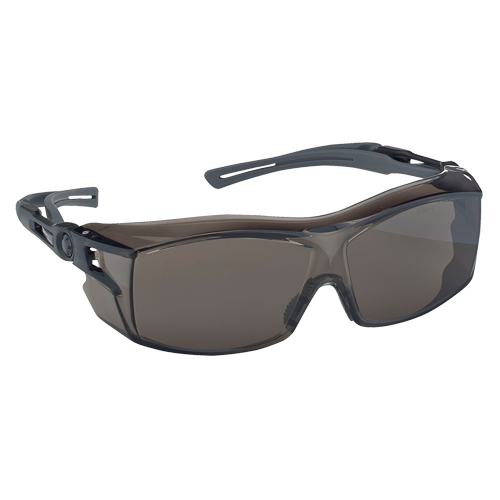 Lunettes de s&eacute;curit&eacute; s&eacute;rie Extra OTG Dynamic, Lentille Fum&eacute;e, Antibu&eacute;e/Anti-&eacute;gratignures, ANSI Z87+/R&eacute;pond ou surpasse la norme CSA Z94.3 Waymarc Industries Inc