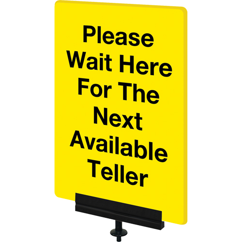 Sign Bracket for Portable Post, Black Waymarc Industries Inc