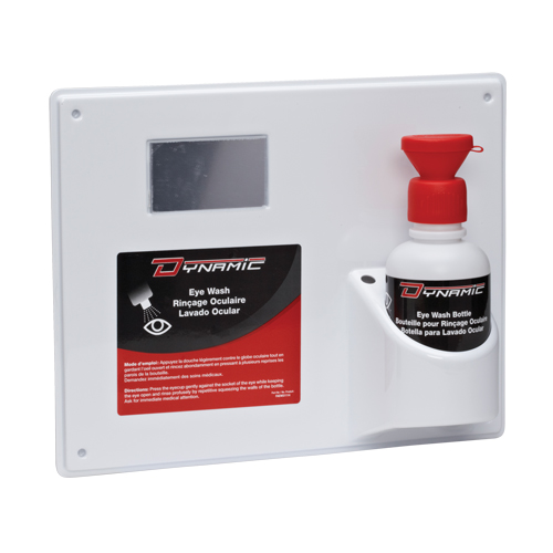 Dynamic Eyewash Station with Empty Bottles, Single Waymarc Industries Inc