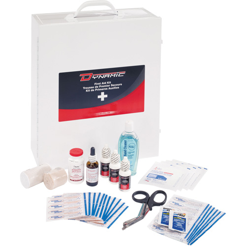 Dynamic General-Purpose Industrial First Aid Kit, Class 1 Medical Device, Metal B Waymarc Industries Inc