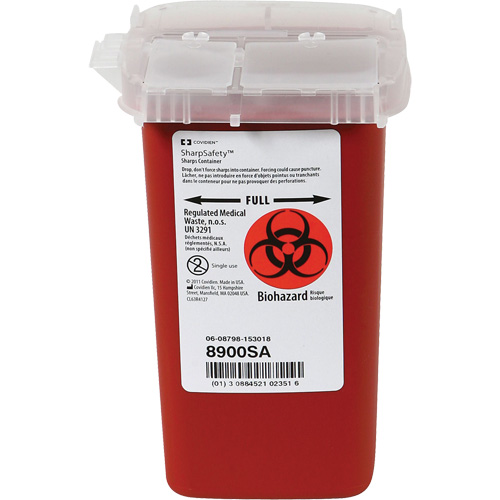 Dynamic Phlebotomy Sharps&reg; Container, 1 L Capacity Waymarc Industries Inc