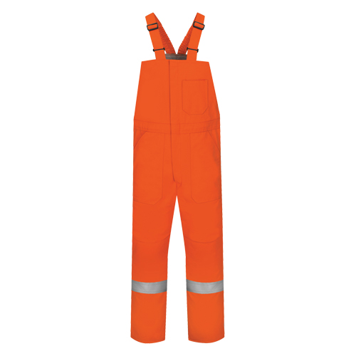 Excel FR&reg; Comfortouch&reg; Deluxe Bib Overalls, Small, Orange Waymarc Industries Inc