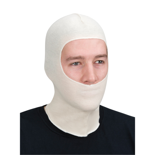 Spray Sock Head Cover, Cotton, White Waymarc Industries Inc