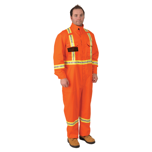 Combinaisons ignifuges &agrave; bandes Firewall FR, Taille Petit, Orange Waymarc Industries Inc