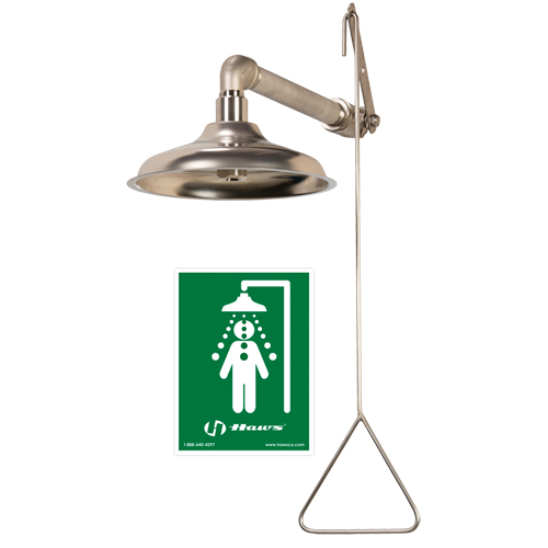 All Stainless Steel Drench Shower, Wall-Mount Waymarc Industries Inc
