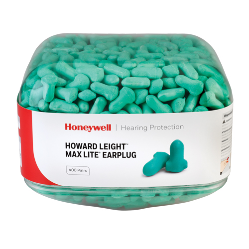 Bouchons d'oreilles Maximum Lite de Howard Leight, Vrac - Contenant Waymarc Industries Inc