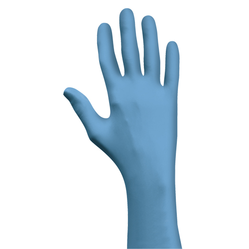 Gants N-Dex 7500PF, Petit, Nitrile, 4 mils, Sans poudre, Bleu Waymarc Industries Inc