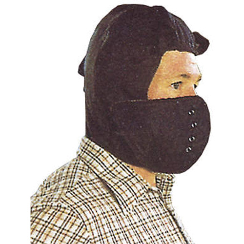 Doublure de casque de s&eacute;curit&eacute; avec masque amovible, Doublure en Coton/Kasha, Taille unique, Noir Waymarc Industries Inc