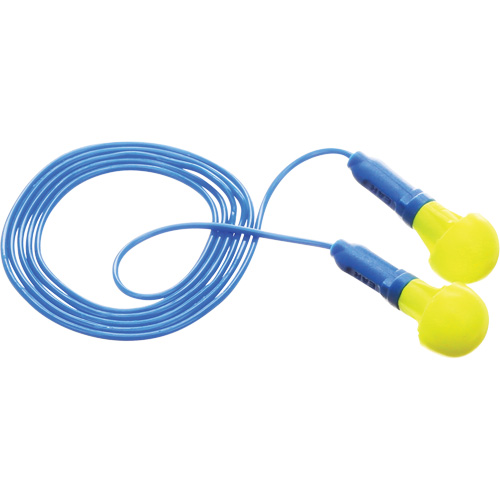 E-A-R Push-Ins Earplugs, Corded, Pair - Polybag, 28/23 dB NRR, One-Size Waymarc Industries Inc