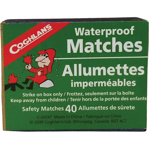 Dynamic Waterproof Matches Waymarc Industries Inc