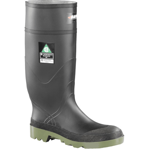 Petrolia Boots, Rubber, Steel Toe, Size 7 Waymarc Industries Inc