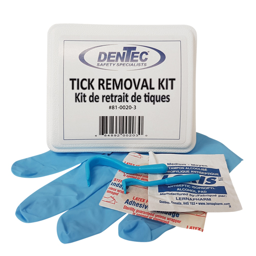 Tick Safety Kit, Class 1 Medical Device, Plastic Box Waymarc Industries Inc
