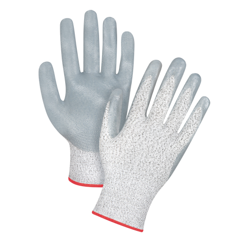 High-Performance Cut-Resistant Gloves, Size Small/7, 13 Gauge, Nitrile Coated, HPPE Shell, ANSI/ISEA 105 Level 4/EN 388 Level 5 Waymarc Industries Inc