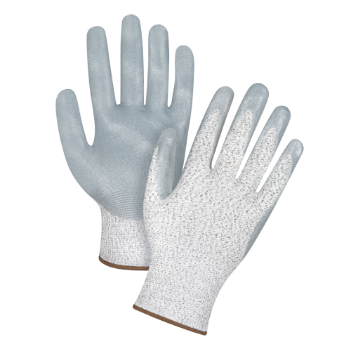 Gants haute performance r&eacute;sistants &agrave; la coupe, Taille Grand/9, Calibre 13, Rev&ecirc;tement Nitrile, Enveloppe en PEHP, ANSI/ISEA 105 niveau 4/EN 388 niveau 5 Waymarc Industries Inc