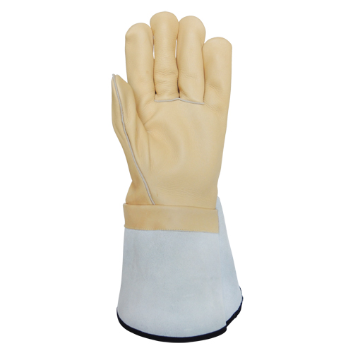 Lineman's Gloves, Small, Grain Cowhide Palm Waymarc Industries Inc