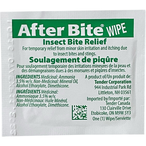 After Bite Insect Sting Relief Towelettes Waymarc Industries Inc