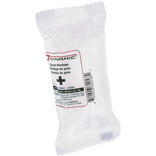 Bandages de gaze Dynamic, Rouleau, 30' lo x 2" la, St&eacute;rile, Dispositif m&eacute;dical Classe 1 Waymarc Industries Inc