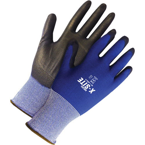 Coated Synthetic Gloves, 7, Polyurethane Coating, 13 Gauge, Nylon Shell Waymarc Industries Inc