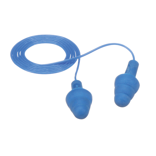 Bouchons d'oreilles d&eacute;tectables E-A-Rsoft UltraFit, Avec cordon, R&eacute;gulier, Vrac - Sac en poly, NRR dB 25 Waymarc Industries Inc