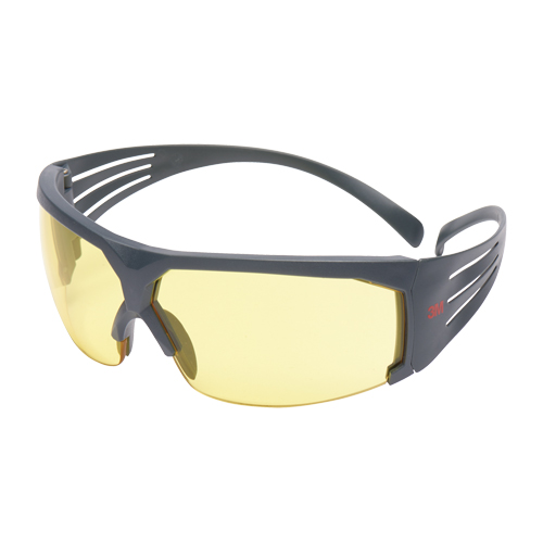 SecureFit 600 Series Safety Glasses, Amber Lens, Anti-Fog, ANSI Z87+/Meets/Exceeds CSA Z94.3 Waymarc Industries Inc