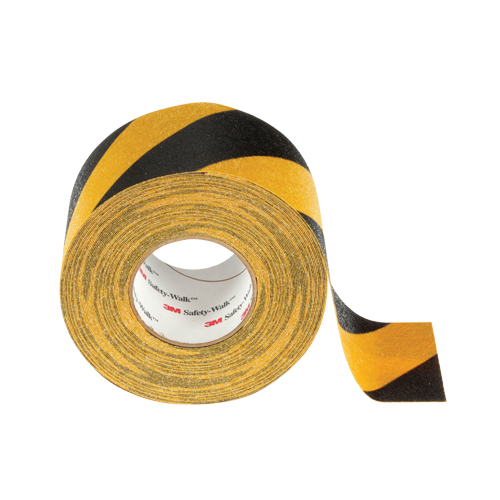 Safety-Walk 600 Series Anti-Slip Tape, 6" x 60', Black & Yellow Waymarc Industries Inc