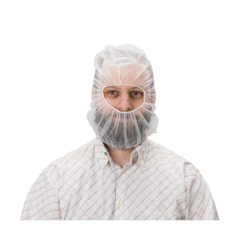 Disposable Hood, Polypropylene, White Waymarc Industries Inc