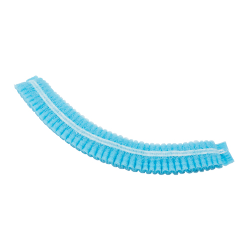 Bonnet bouffant pliss&eacute;, Polypropyl&egrave;ne, 21", Bleu Waymarc Industries Inc