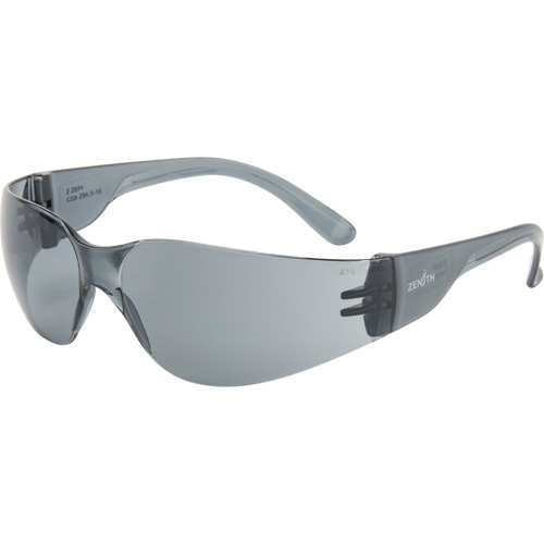 Z600 Series Safety Glasses, Grey/Smoke Lens, Anti-Scratch, ANSI Z87+/Meets/Exceeds CSA Z94.3 Waymarc Industries Inc
