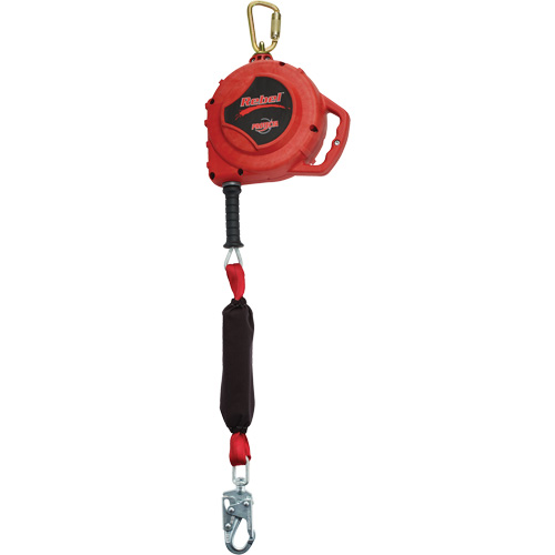 Cordage de s&eacute;curit&eacute; autor&eacute;tractable Rebel, 33', Acier galvanis&eacute;, Pivotant Waymarc Industries Inc