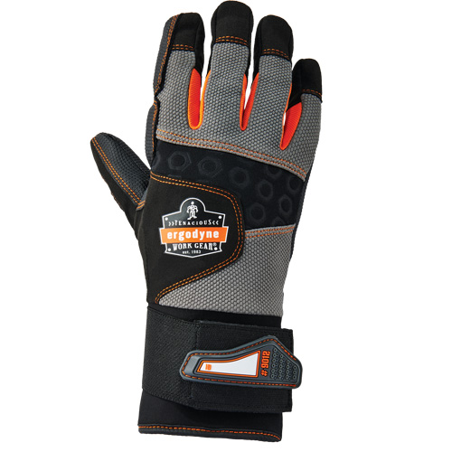 Gants antivibration Proflex 9012 avec support du poignet, Taille Petit, Paume Synth&eacute;tique Waymarc Industries Inc