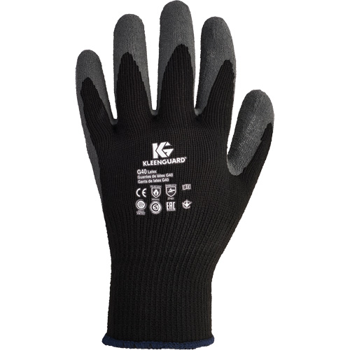 KleenGuard G40 Multi-Purpose Gloves, 7/Small, Rubber Latex Coating, 10 Gauge, Polyester/Cotton Shell Waymarc Industries Inc
