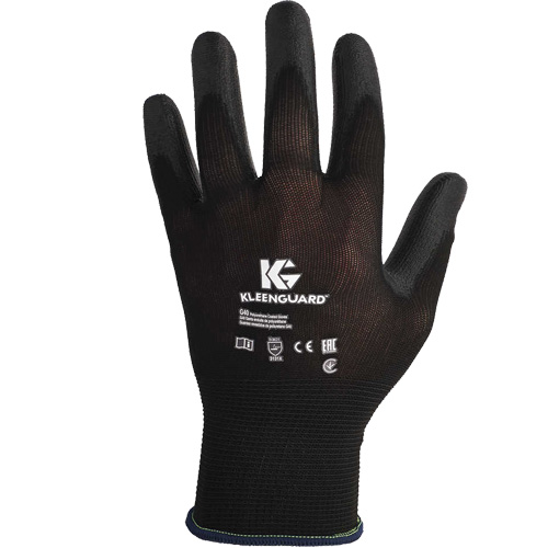 KleenGuard G40 Multi-Purpose Gloves, 6/X-Small, Polyurethane Coating, 15 Gauge, Nylon Shell Waymarc Industries Inc