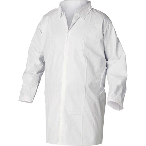 Blouse de laboratoire KleenGuard A20, SMS, Blanc, Grand Waymarc Industries Inc