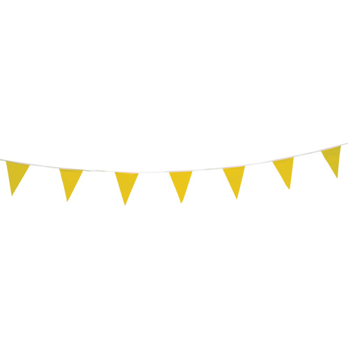 Cordon de fanions, 60' lo, Jaune Waymarc Industries Inc