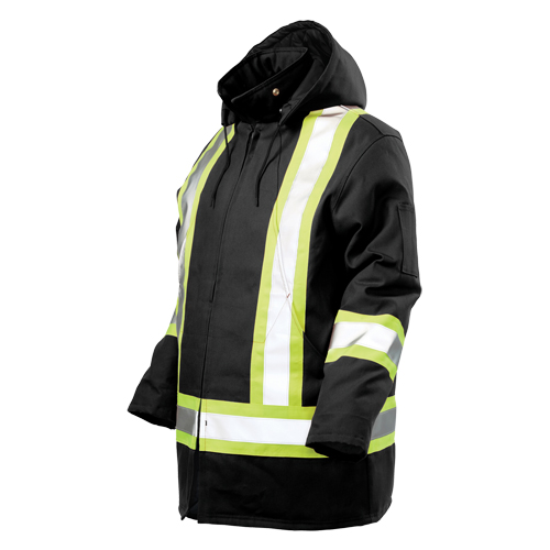 Parka de s&eacute;curit&eacute;, Noir, Grand Waymarc Industries Inc