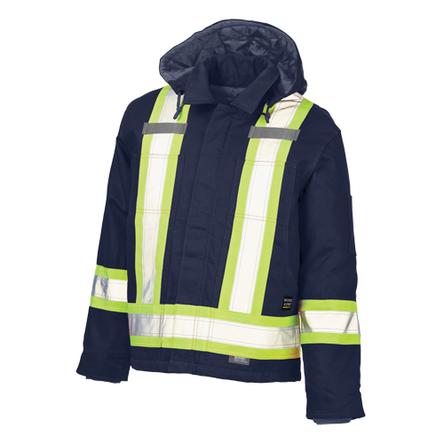 Manteau de s&eacute;curit&eacute;, Bleu marine, Grand Waymarc Industries Inc