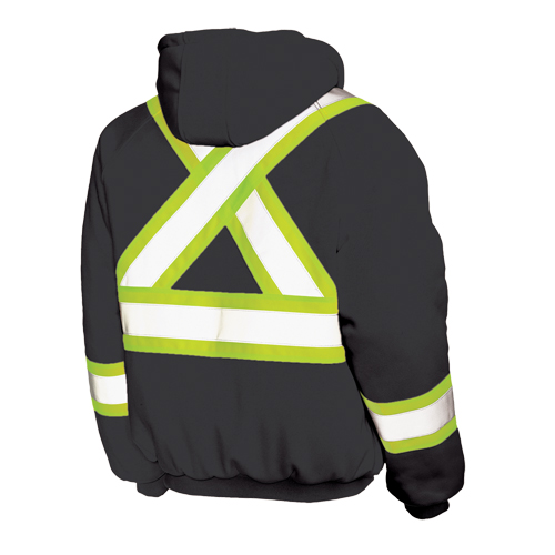 Chandail avec capuchon de s&eacute;curit&eacute;, Polyester, Grand, Noir Waymarc Industries Inc