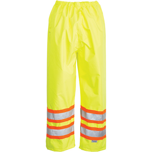 Open Road&reg; Waist Pants, Polyester, Small, High Visibility Lime-Yellow Waymarc Industries Inc