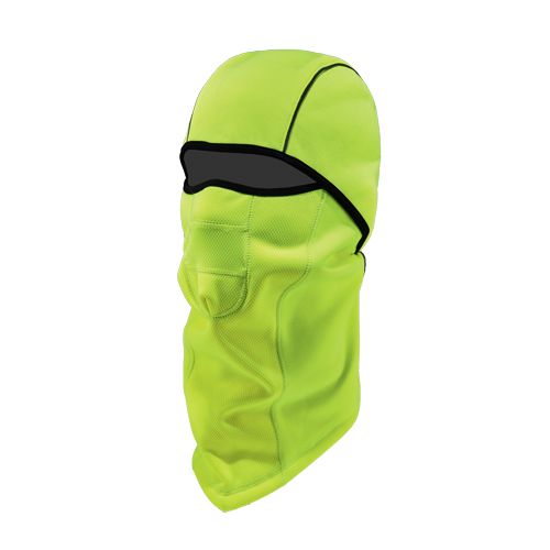 N-Ferno&reg; 6823 Wind-Proof Hinged Balaclava, Fleece, High-Visibility Lime Green Waymarc Industries Inc