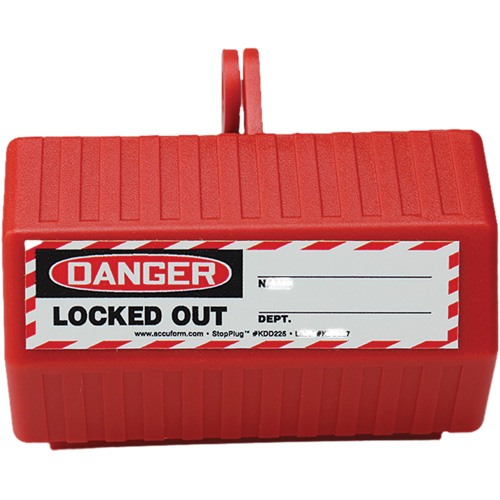 Stopout&reg; StopPlug Lockout, Plug Type Waymarc Industries Inc
