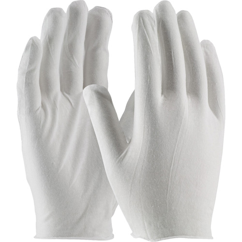 Inspection Gloves, Cotton, Unhemmed Cuff, One Size Waymarc Industries Inc