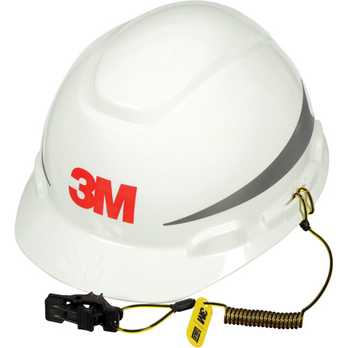 Hard Hat Tether, Coil, Clip/Loop Waymarc Industries Inc