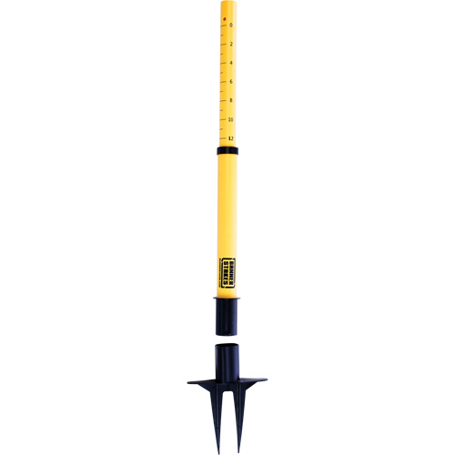 PLUS Barrier Post, 42" High, Yellow Waymarc Industries Inc