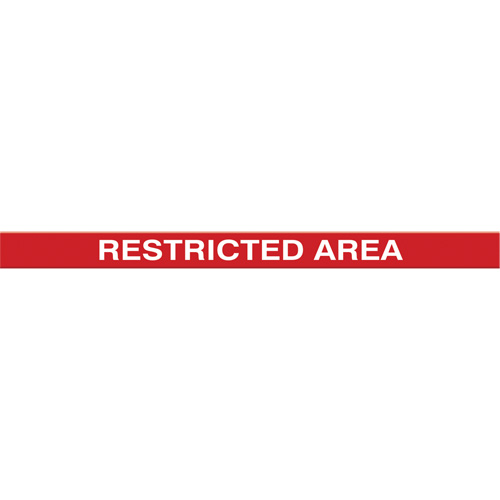 Tough-Mark Heavy-Duty Floor Marking, Rectangle, 48" L x 3" W, Red, Polyethylene Waymarc Industries Inc