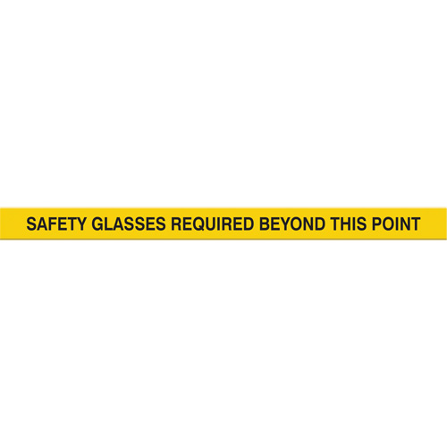 Marqueur robuste pour le sol Tough-Mark, Rectangle, 48" lo x 3" la, Jaune, Poly&eacute;thyl&egrave;ne Waymarc Industries Inc