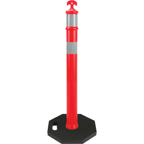 High-Visibility Delineator Post, 42" H, Orange Waymarc Industries Inc
